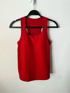 Athleta Bold Red Racerback Tank Top Size 34A